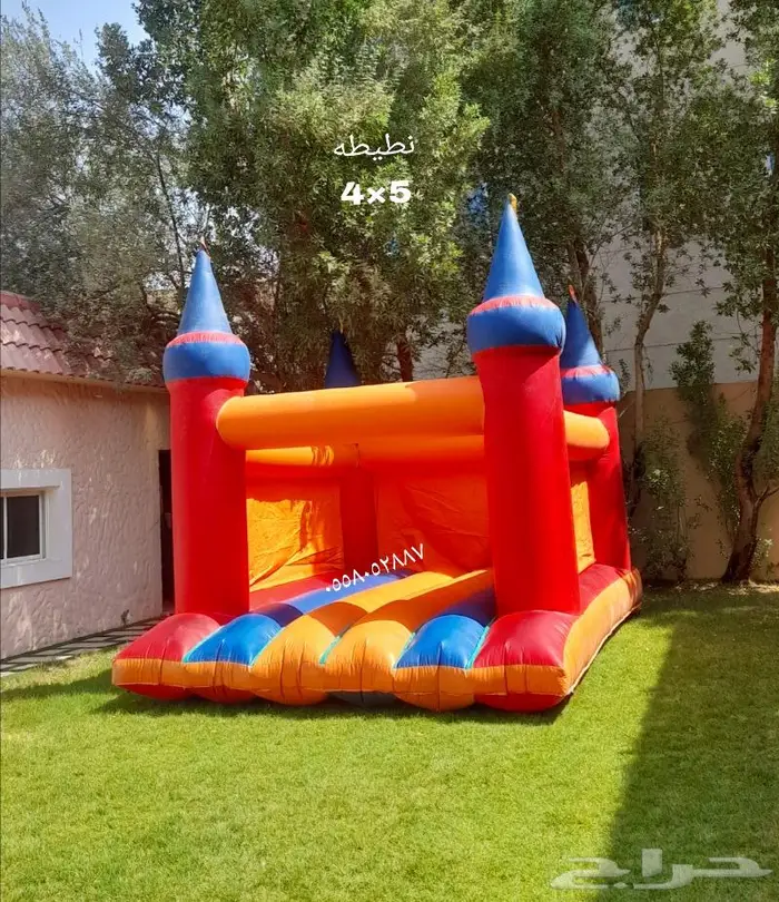 تاجير نطيطات ملعب صابوني زحاليق مائيه نطيطه صابونيه 8