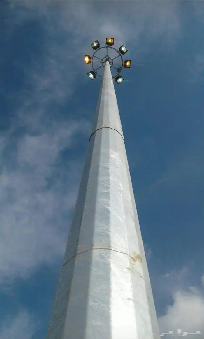 اعمدة وانارة   اعمدة دوكرية قواعد خرسانيه جميع انواع ليدات 15