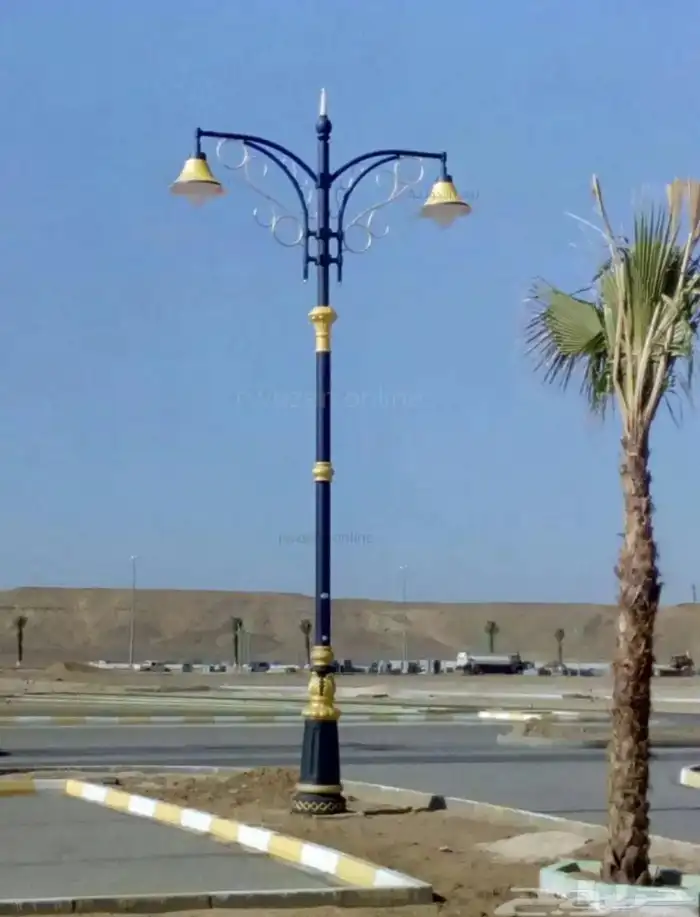 اعمدة وانارة   اعمدة دوكرية قواعد خرسانيه جميع انواع ليدات 35