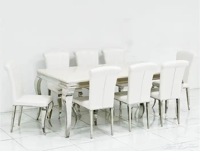 طاولات طعام جديده بلكرتون 0