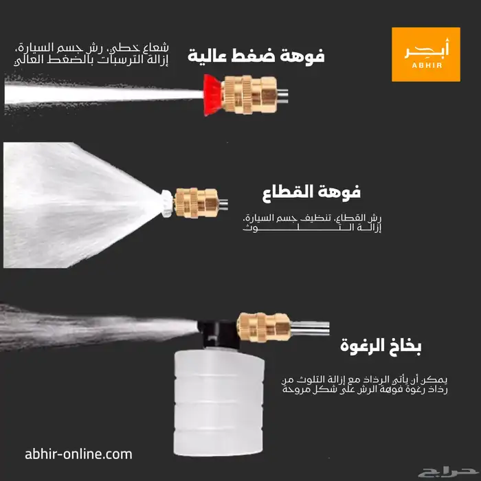 مضخة ومسدس غسيل لاسلكي متنقل 12فولت 6