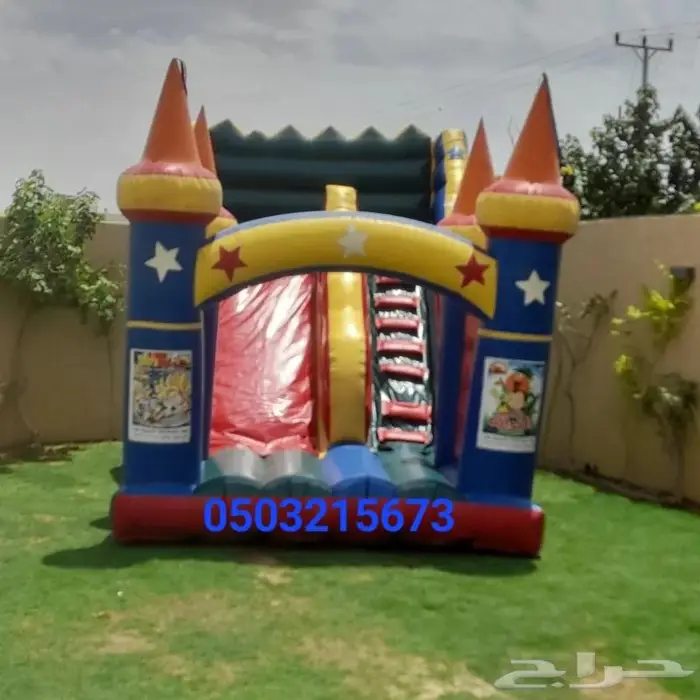 نطيطات زحاليق مائيه ملاعب صابونيه اجار في الرياض 0