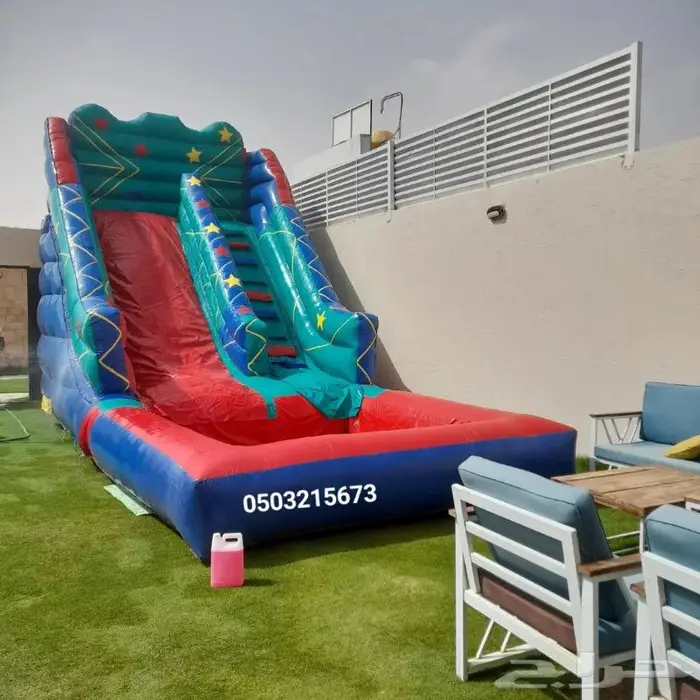 نطيطات زحاليق مائيه ملاعب صابونيه اجار في الرياض 2