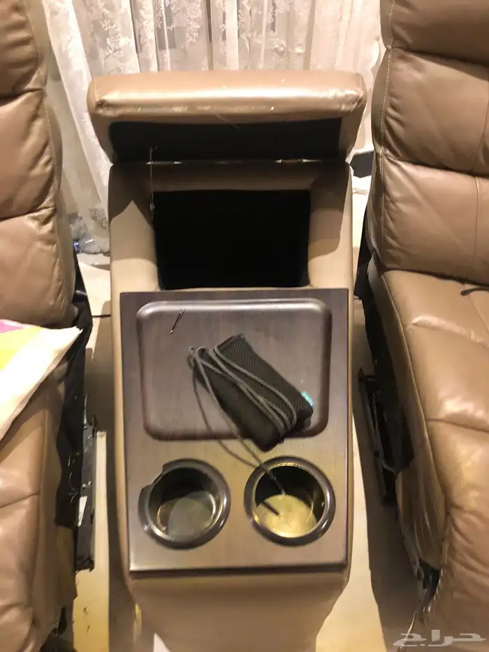 كنب ريكلاينر recliner كهربائي جلد 4 مقاعد 13