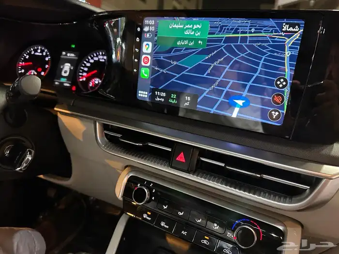 شاشة كيا K5 2023 بنظام اندرويد 10 انش ايباد 8