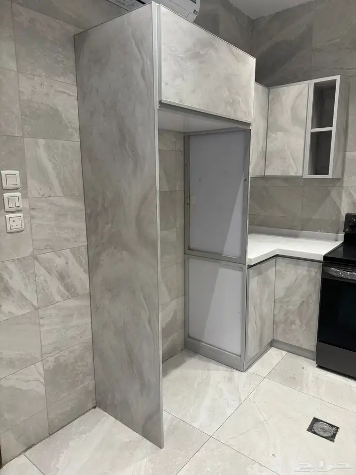 مطابخ المنيوم صاج خشب 61