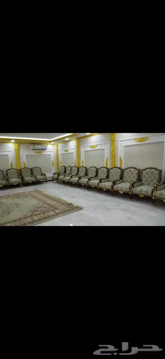 مجالس ملكية وقاعات تفصيل كنب زان للمحالس والقاعات 2