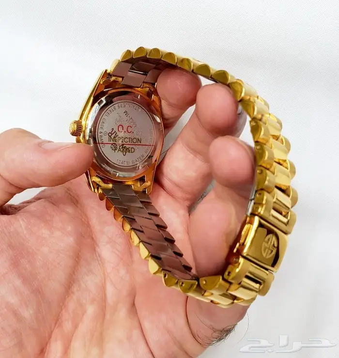 ساعة شبيه رولكس كوارتز سويسرية اصلية 7