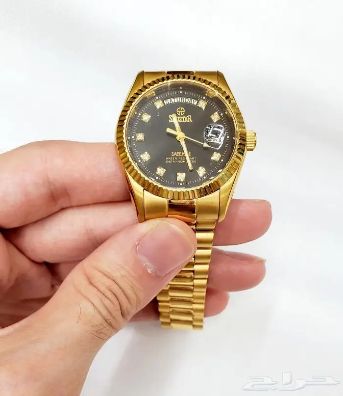 ساعة شبيه رولكس كوارتز سويسرية اصلية 3