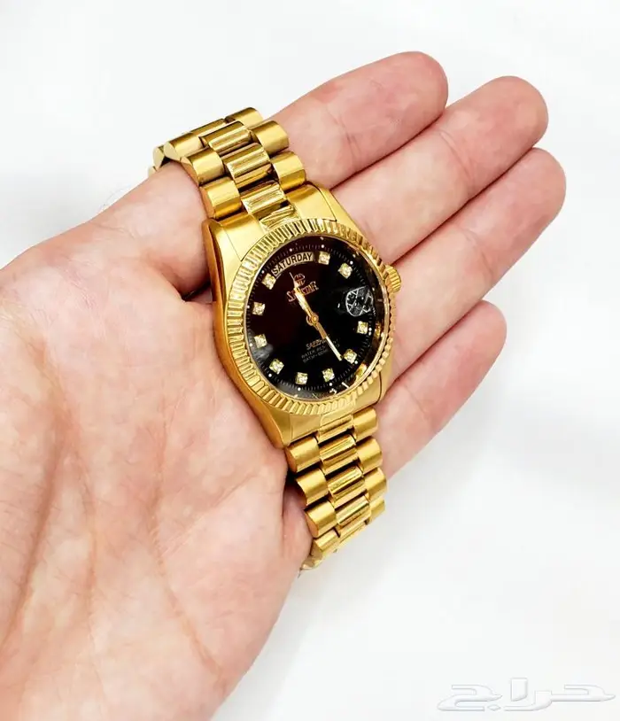 ساعة شبيه رولكس كوارتز سويسرية اصلية 4