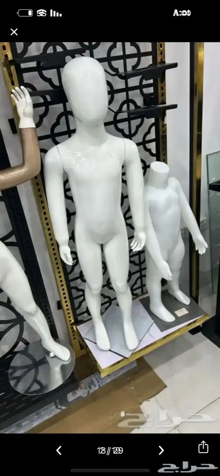 مانيكان نسائي رجالي آطفال مجسمات رجالي نسائي أطفال 9