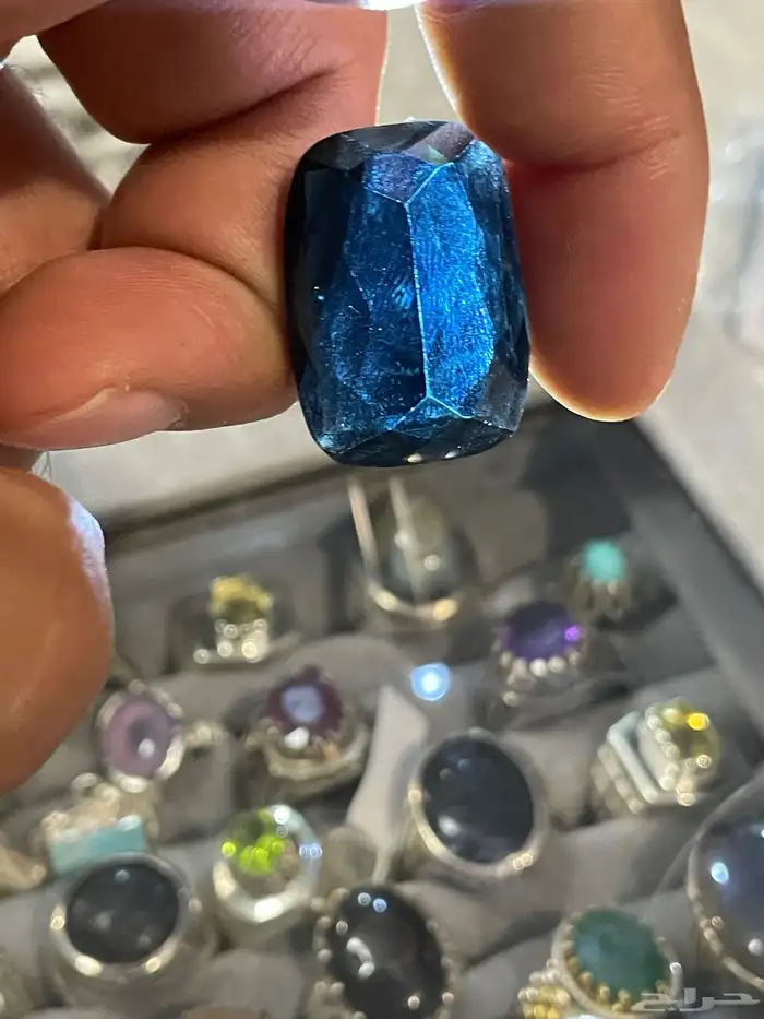 احجار كريمة طبيعية 100 2
