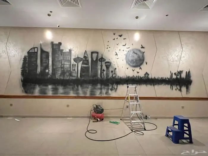 رسم رسمات جداريات فنان سعودي 15