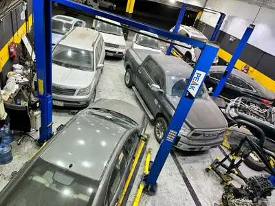 صيانةالسيارات توضيب مكائن وقيرات وفحص كمبيوتر وتربيط عام 5
