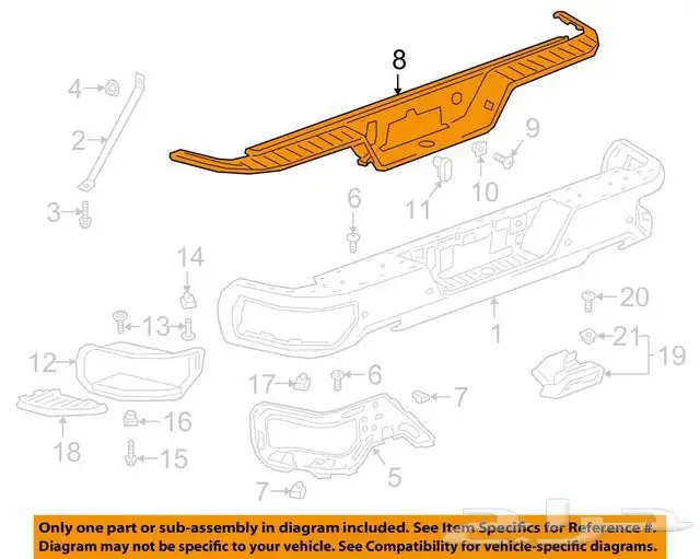 ربلات صدام خلفي للسييرا والسلفرادو من 2019 الى 2023 وكالة 4