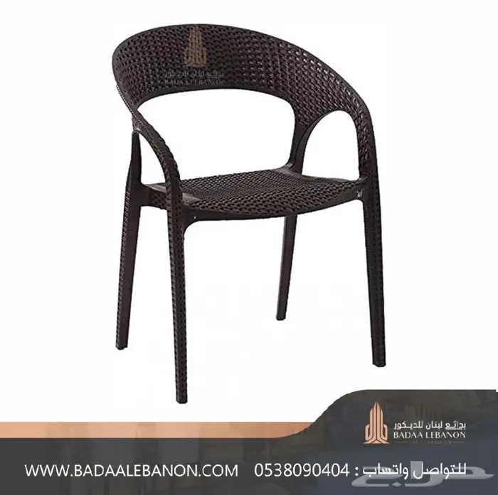 كراسي مطاعم و كافيهات فاخرة فايبر وبلاستيك ضد الكسر 45