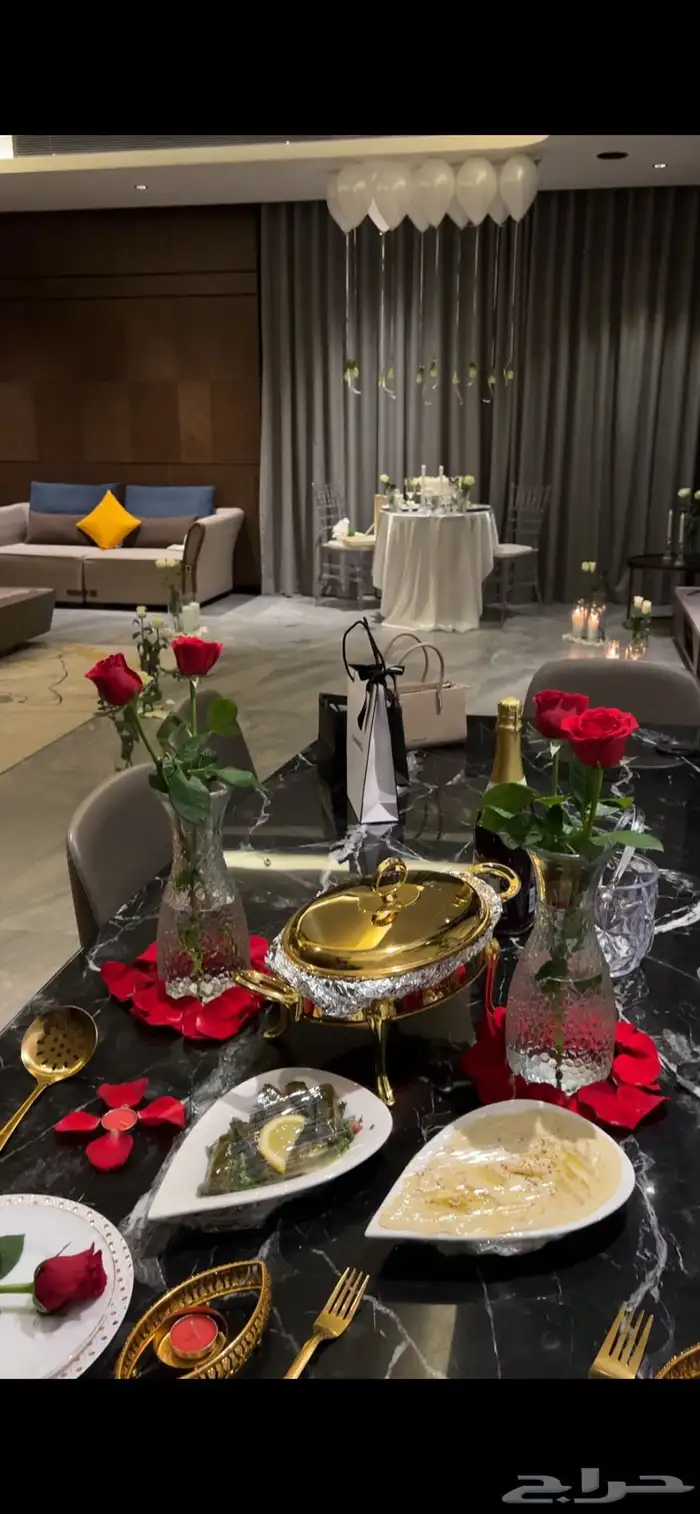 عشاء عرسان ميني بوفيه  تنسيق 0