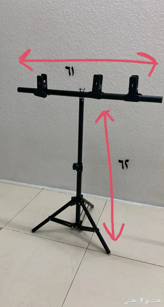 استاند تصوير مع خلفية وجهين 1