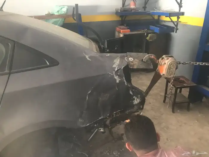 رش بويا مطفي سمكرة  بويا فرن 3