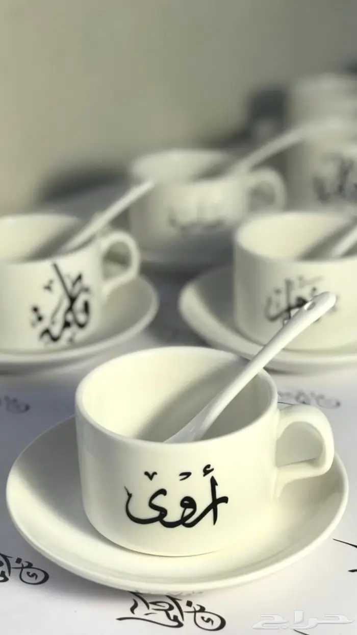 توزيعات اكواب قهوه بالاسم 3
