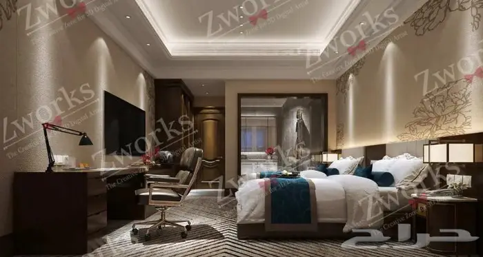 تصميم ديكور اجنحة فندقية 0