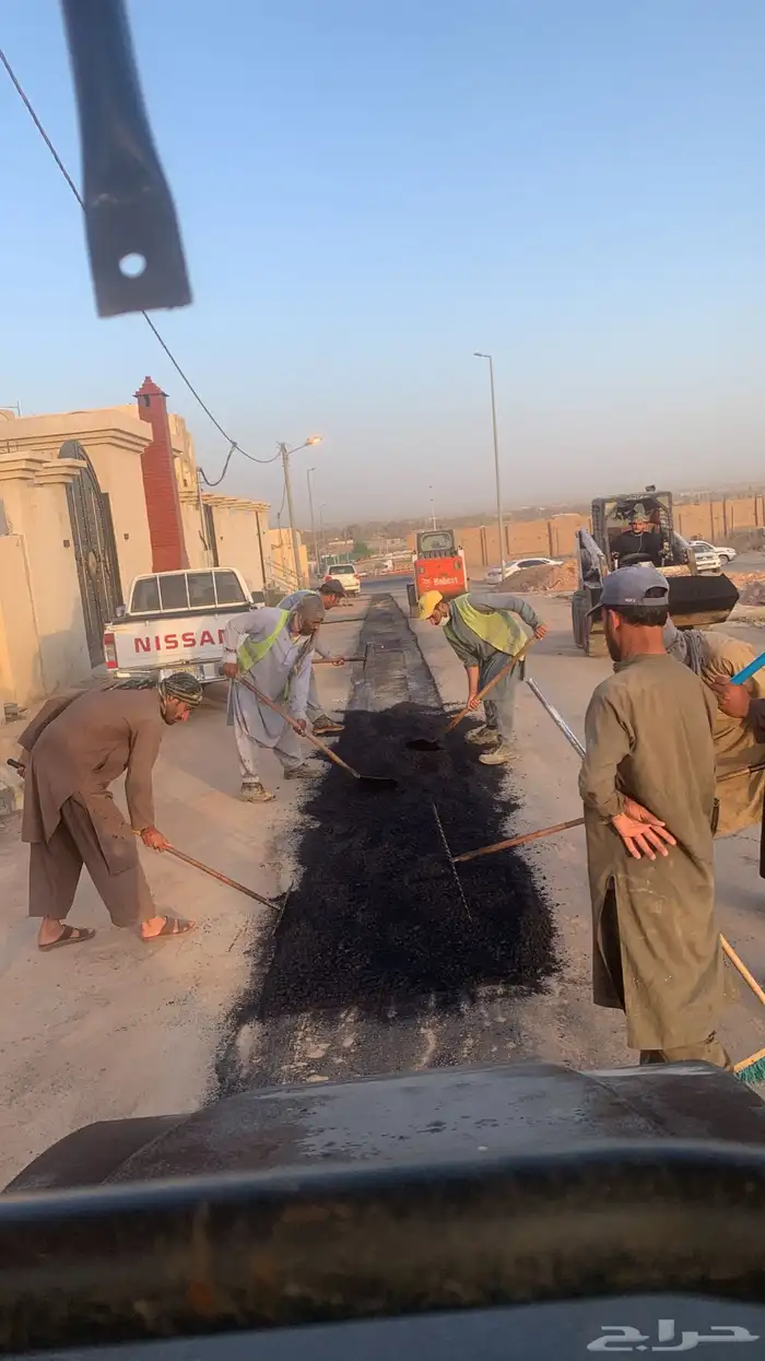 اسفلت واجهات فلل ومحال تجارية 8