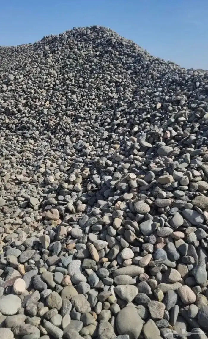 حجر نهري بازلت حجر شاطئ حجر زينه 2