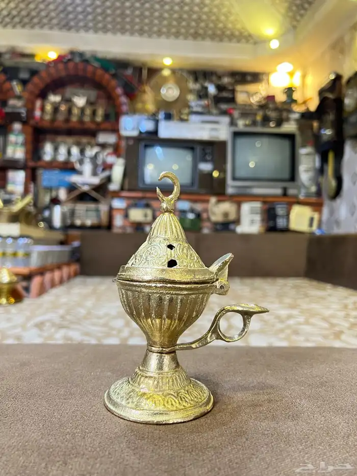مبخرة نحاس بالكامل شكل تراثي 1