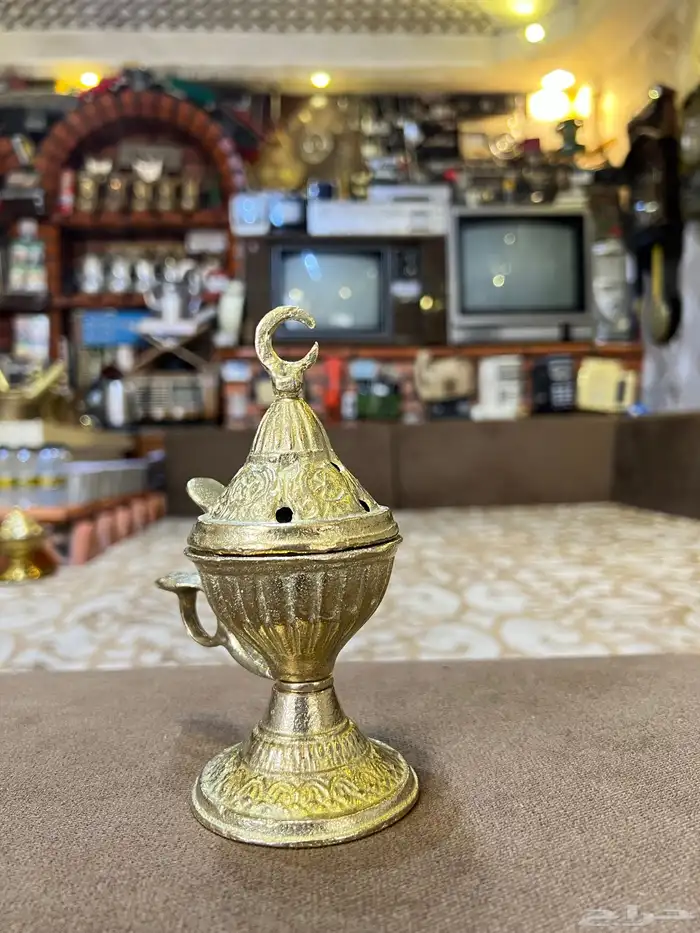 مبخرة نحاس بالكامل شكل تراثي 4