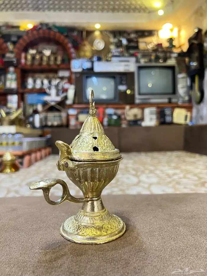 مبخرة نحاس بالكامل شكل تراثي 3