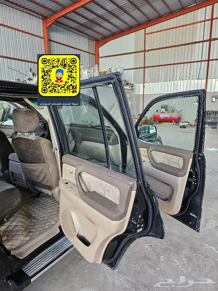اصلاح ديكورات ابواب لاندكروزر - خطوط- صدامات 7