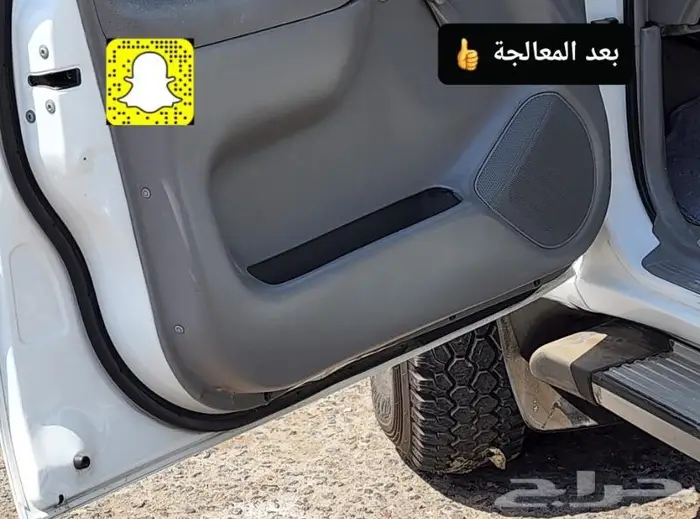 اصلاح ديكورات ابواب لاندكروزر - خطوط- صدامات 10