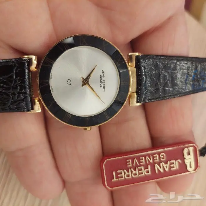 ساعة نوع جان بيريه رجالية رسمية سويسرية أصلية 0