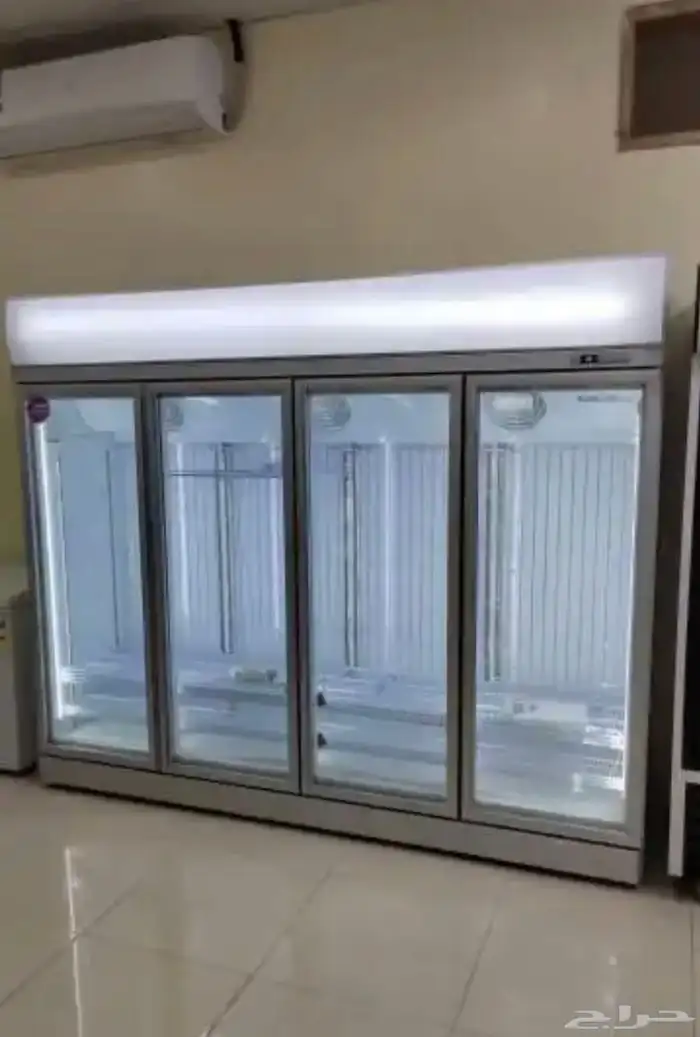 ثلاجة عرض 4ابوب متوفر لون ابيض او اسود كم متوفر منها فريزل 0