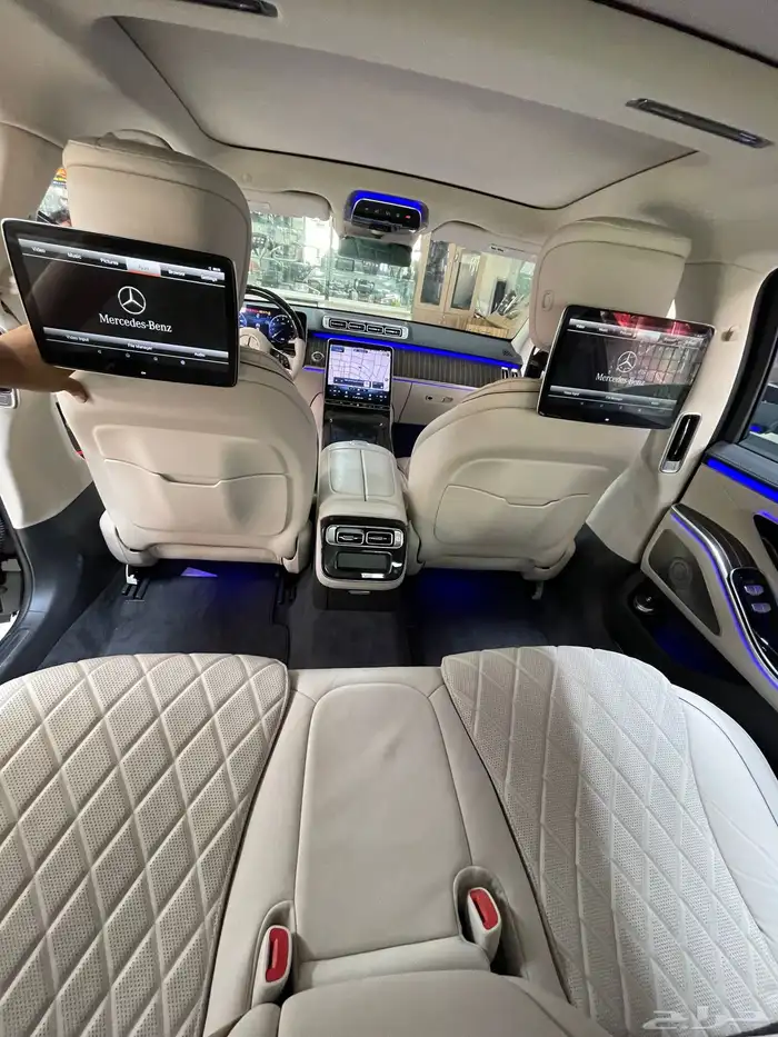 شاشات مراتب خلفيه للجوهره مرسيدس S580 7