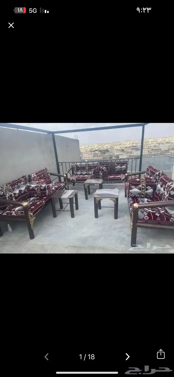 جلسات حديد خارجية مركاز كويتية 8