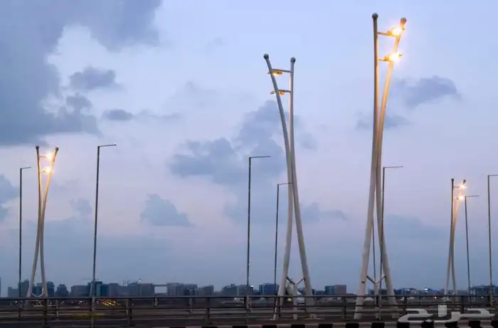 اعمدة وانارة قواعد خرسانيه  كراسي  سله مهملات  اعمدة ديكوري 54