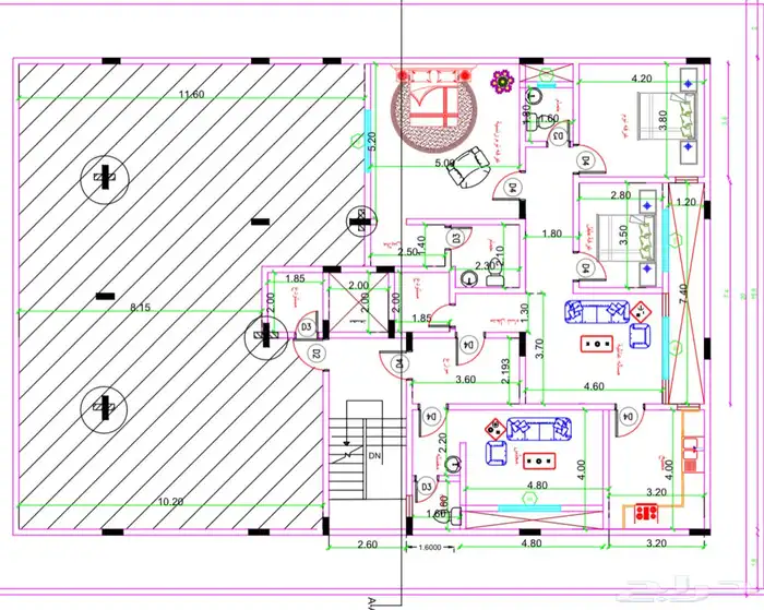 مهندس معماري اقدم اعمال طلاب و افراد تصاميم 2d 3d 0