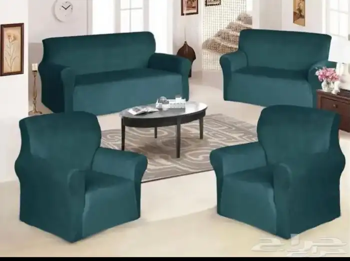 تلبيسات الكنب مخمل جديدة 4