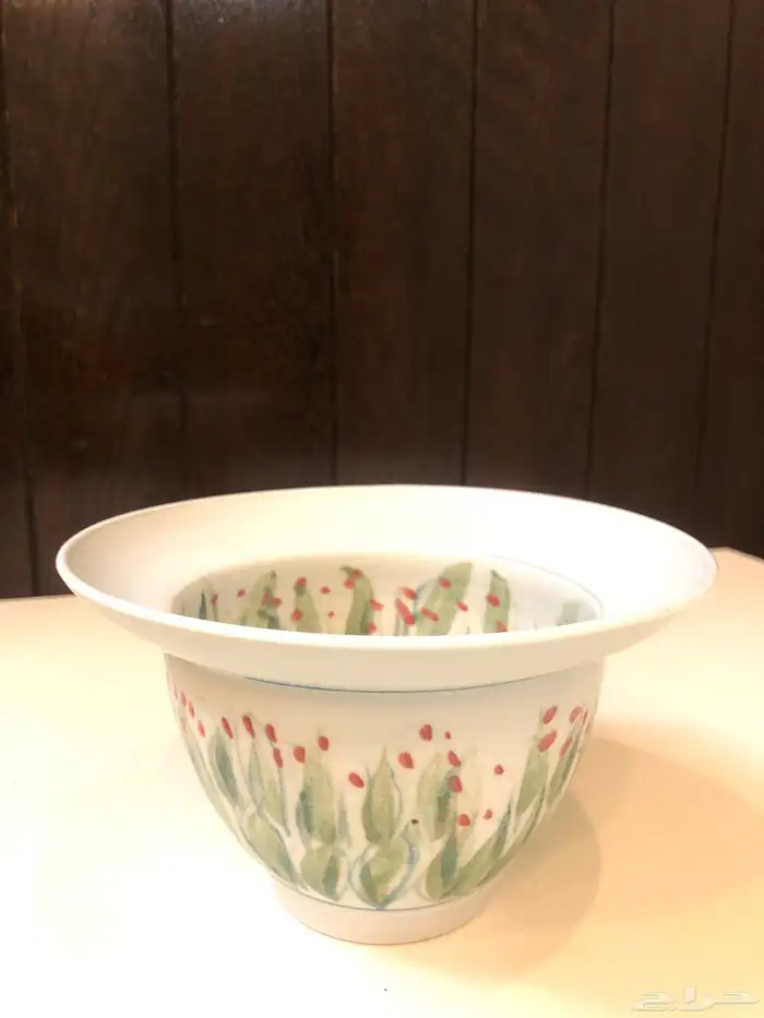 (تم البيع) وعاء (صحن طبق) خزف سيراميك (تحفة فنية) 8