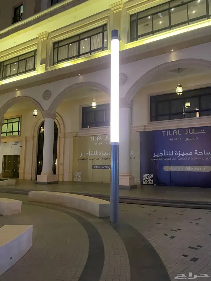 اعمدة وانارة قواعد خرسانيه  كراسي  سله مهملات  اعمدة ديكوري 4