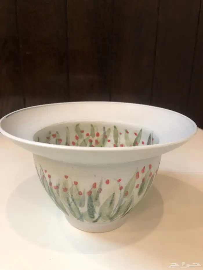 (تم البيع) وعاء (صحن طبق) خزف سيراميك (تحفة فنية) 4