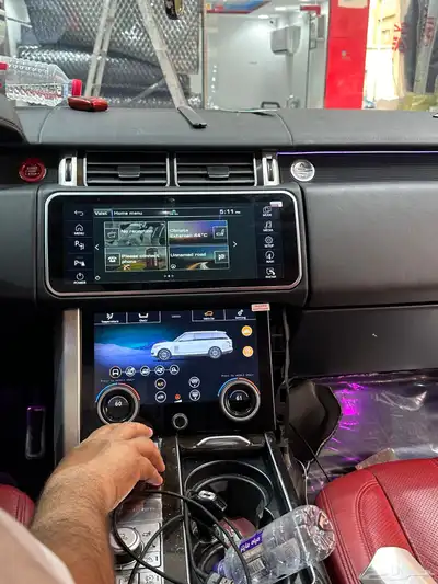 شاشه رنج روفر فوج شكليه 2020 2021 2022 مع المكيف 5