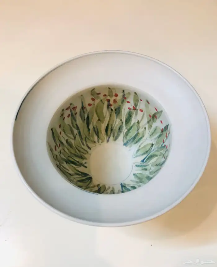 (تم البيع) وعاء (صحن طبق) خزف سيراميك (تحفة فنية) 1