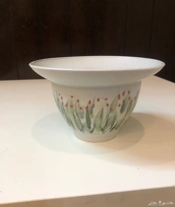 (تم البيع) وعاء (صحن طبق) خزف سيراميك (تحفة فنية) 6