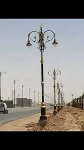 اعمدة وانارة قواعد خرسانيه  كراسي  سله مهملات  اعمدة ديكوري 8