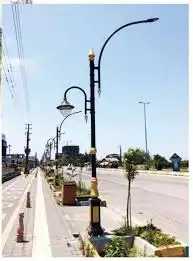 اعمدة وانارة قواعد خرسانيه  كراسي  سله مهملات  اعمدة ديكوري 6