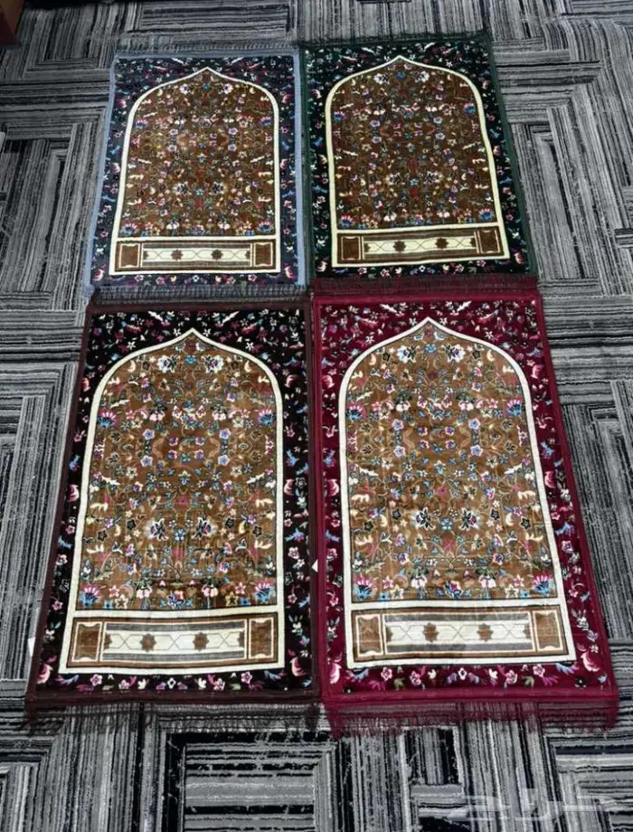 سجادات صلاة مبطن ثلاث طبقات ملمس ناعم 17