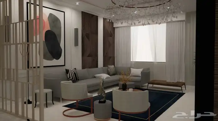 تصميم ديكور 3d داخلي خارجي 1