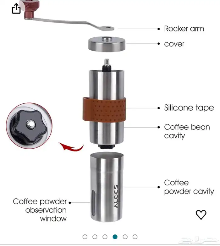 مكينة قهوة مع كامل العدة 5